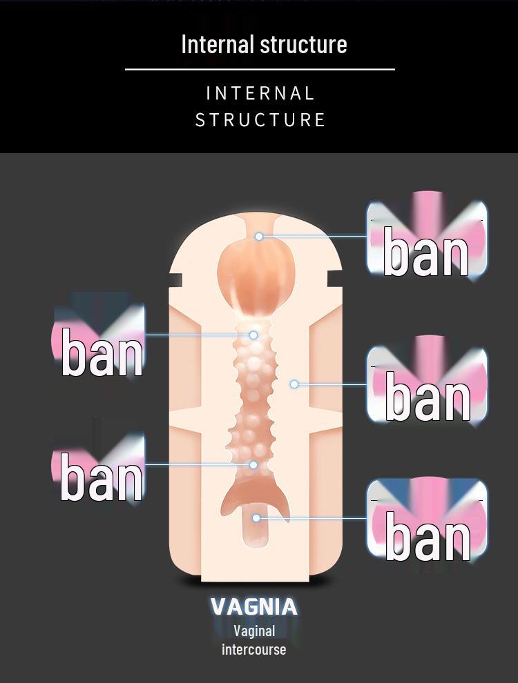 Inwave Masturbator für Männer: Männer Masturbationsbecher und Penis Trainer – Erwachsenen Sexspielzeug