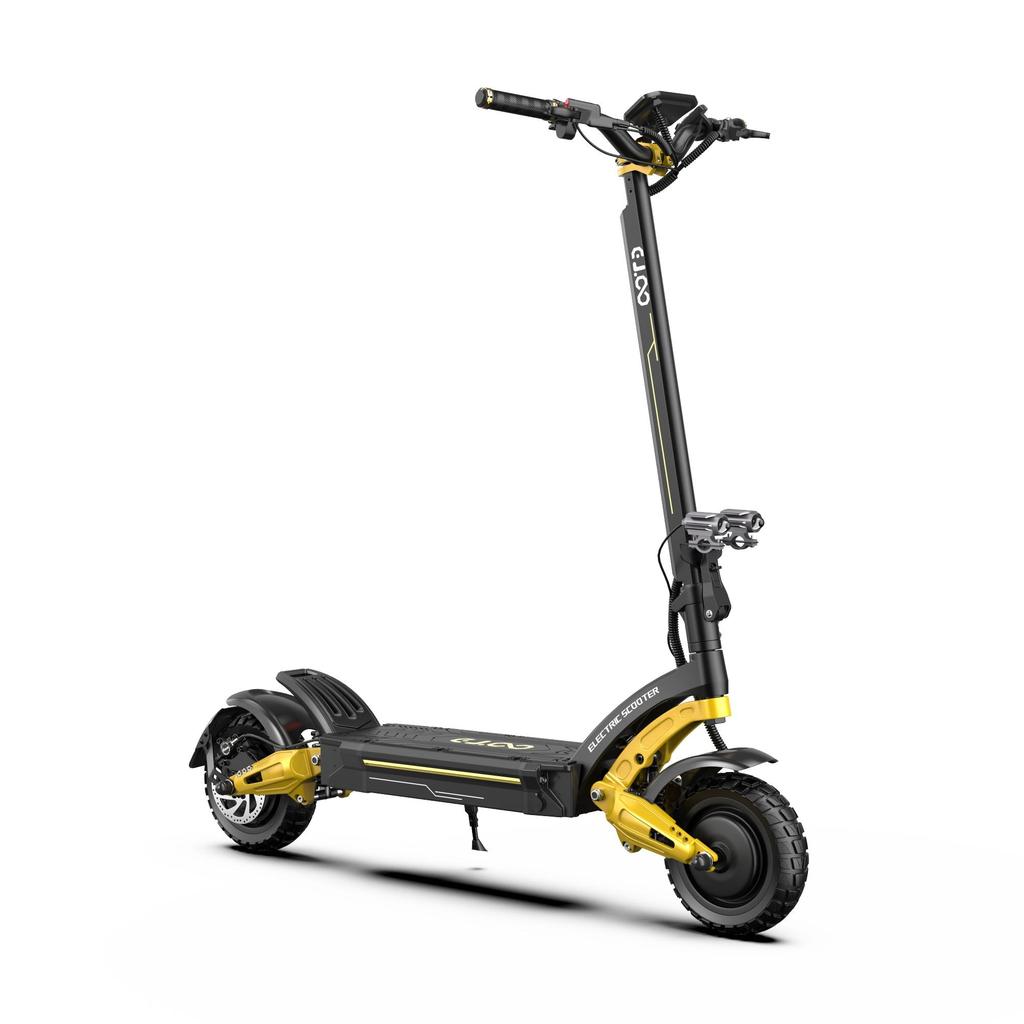 Electric Scooter Foldable OOTD 10" 1200Wx2 Dual Motor 23.4AH Max Range 60Km Load 120Kg Black S30