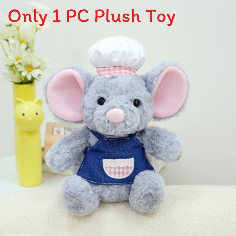 Chef Mouse Plush Toy Cartoon Animal Doll Children Room Decoration Festival Gift