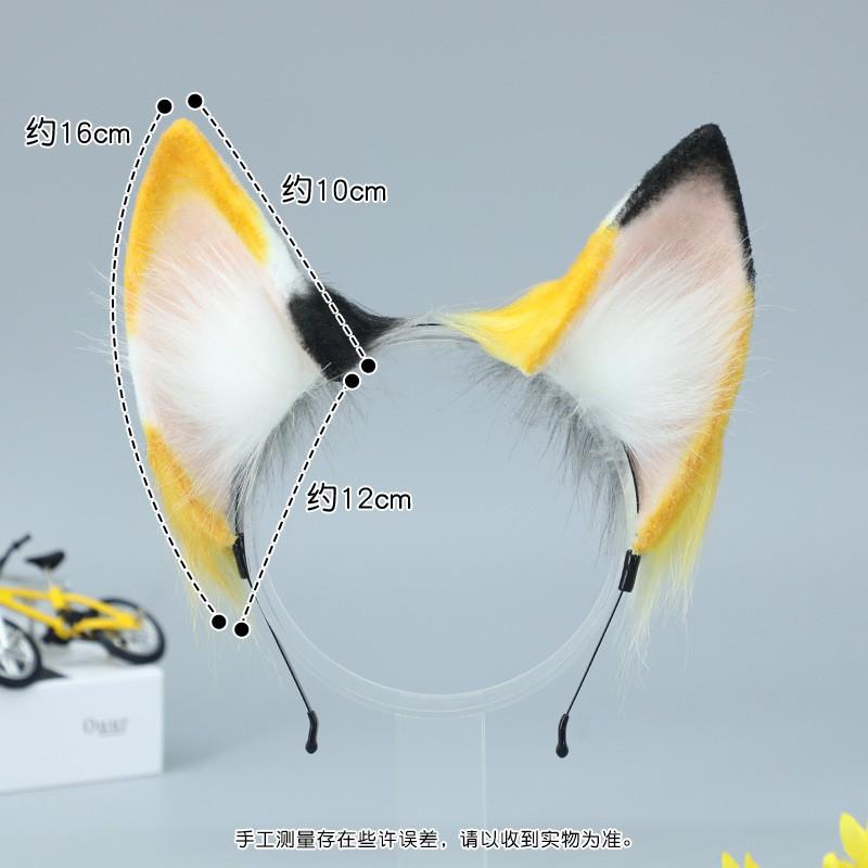 Plush Cat Ear Headband Women Men - Cute Animal Hair Accessory Handmade Cartoon Hairband Cosplay Sweet Style