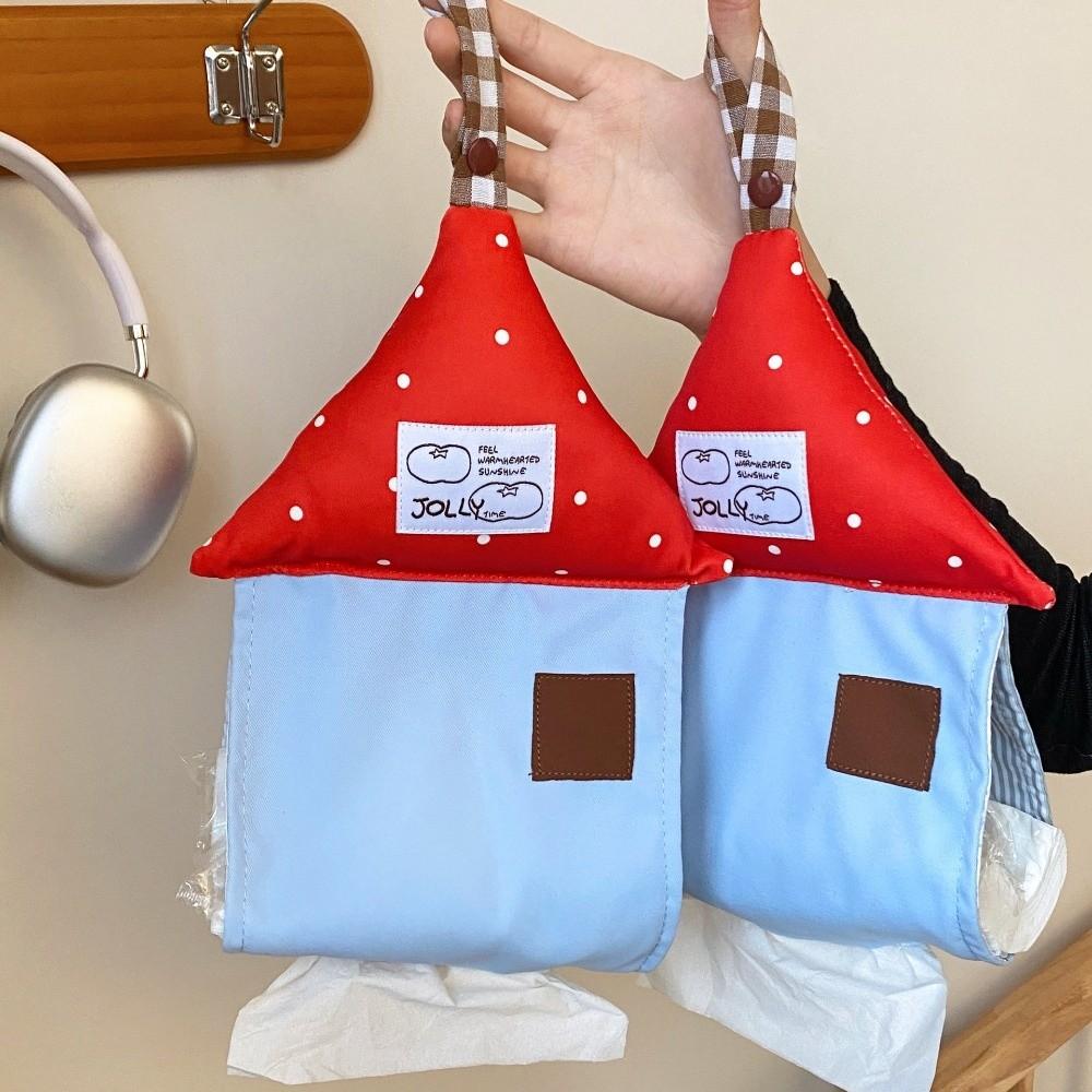 Cloth Hanging Tissue Bag Space Saving Bathroom Tissue Dispenser Tissue Roll Hanger  Kitchen
