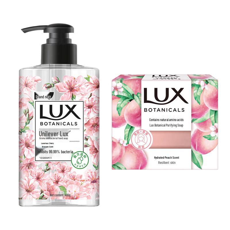 Lux Scented Hand Wash and Botanical Soap Set