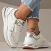 Bequeme Damen-Schuhe mit dicker Sohle, Vielseitige höhenverstellende Damen-Halbschuhe mit seitlichem Reißverschluss, Lässige Outdoor-Sportschuhe für Damen