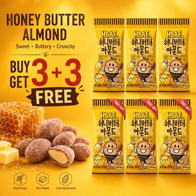 HBAF MANDORLE MIELE E BURRO 35g