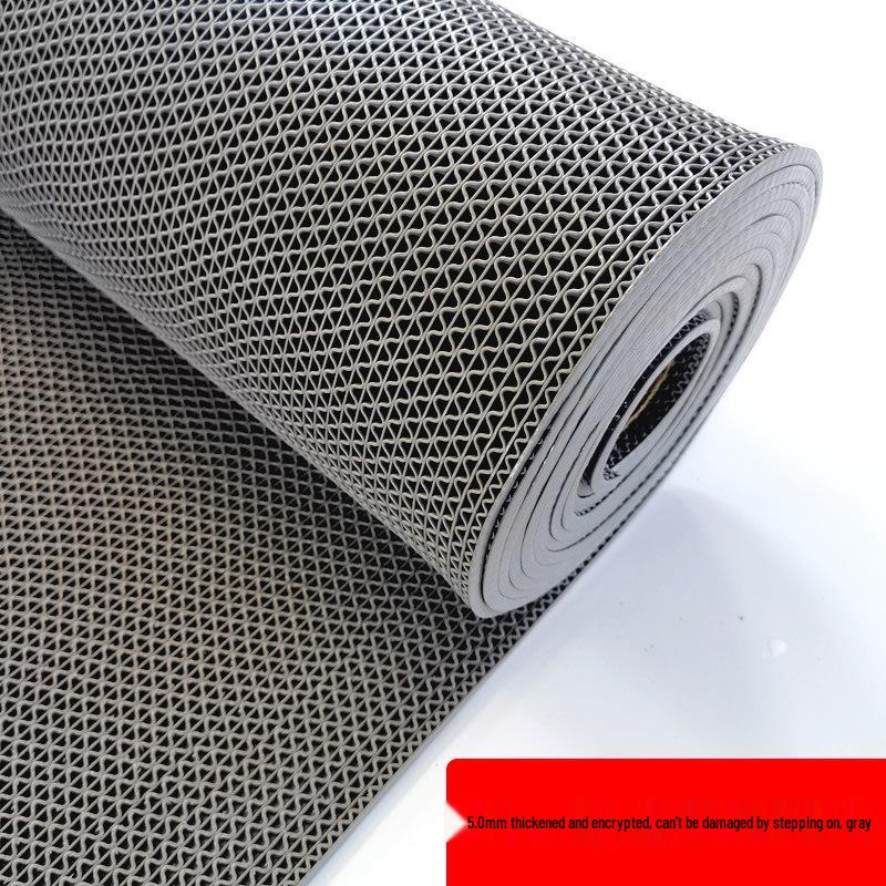 Thickened Non-Slip Hollow Plastic Floor Mat - Waterproof for Outdoor, Bathroom, Shower & Entryway