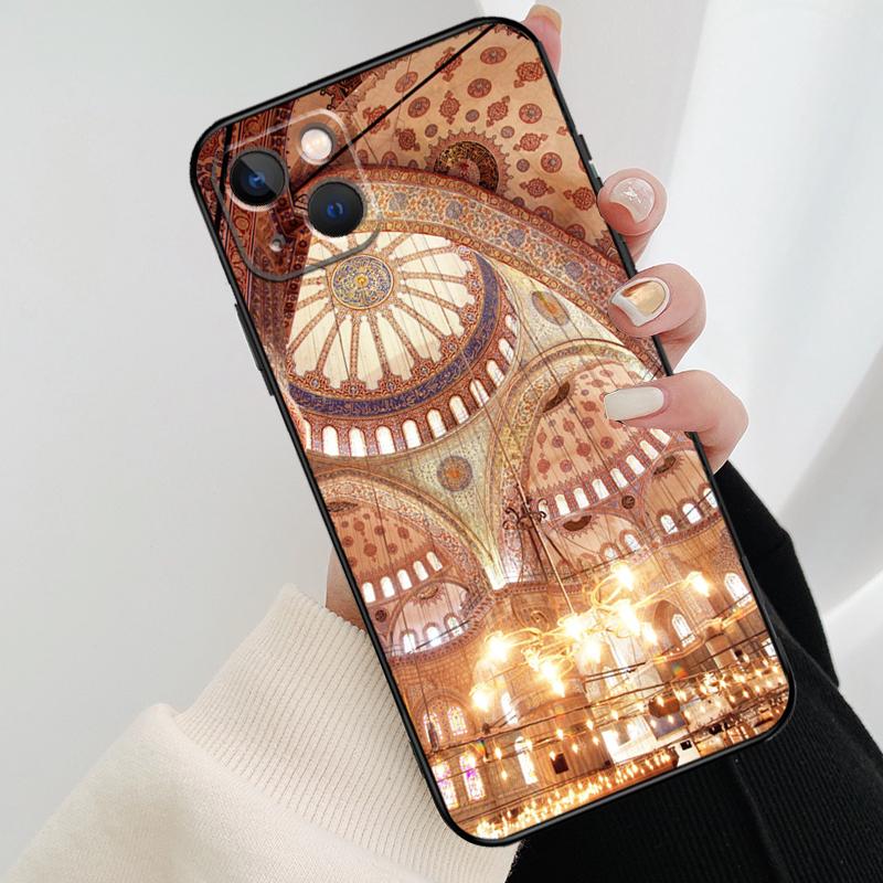 Islam Muslim Mosque Phone Case For iPhone 17 Pro Max 16 15 11 13 12 14 Pro Max mini 15 16 Plus 16e 17 Air Cover