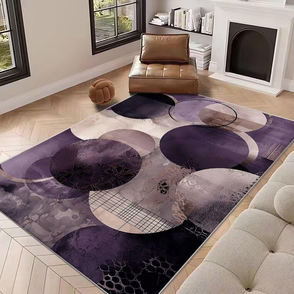 New Abstract Carpet for Living Room Nordic Decoration Home Sofa Big Size Rugs Geometric Bedroom Bedside Soft Floor Mat Non-slip