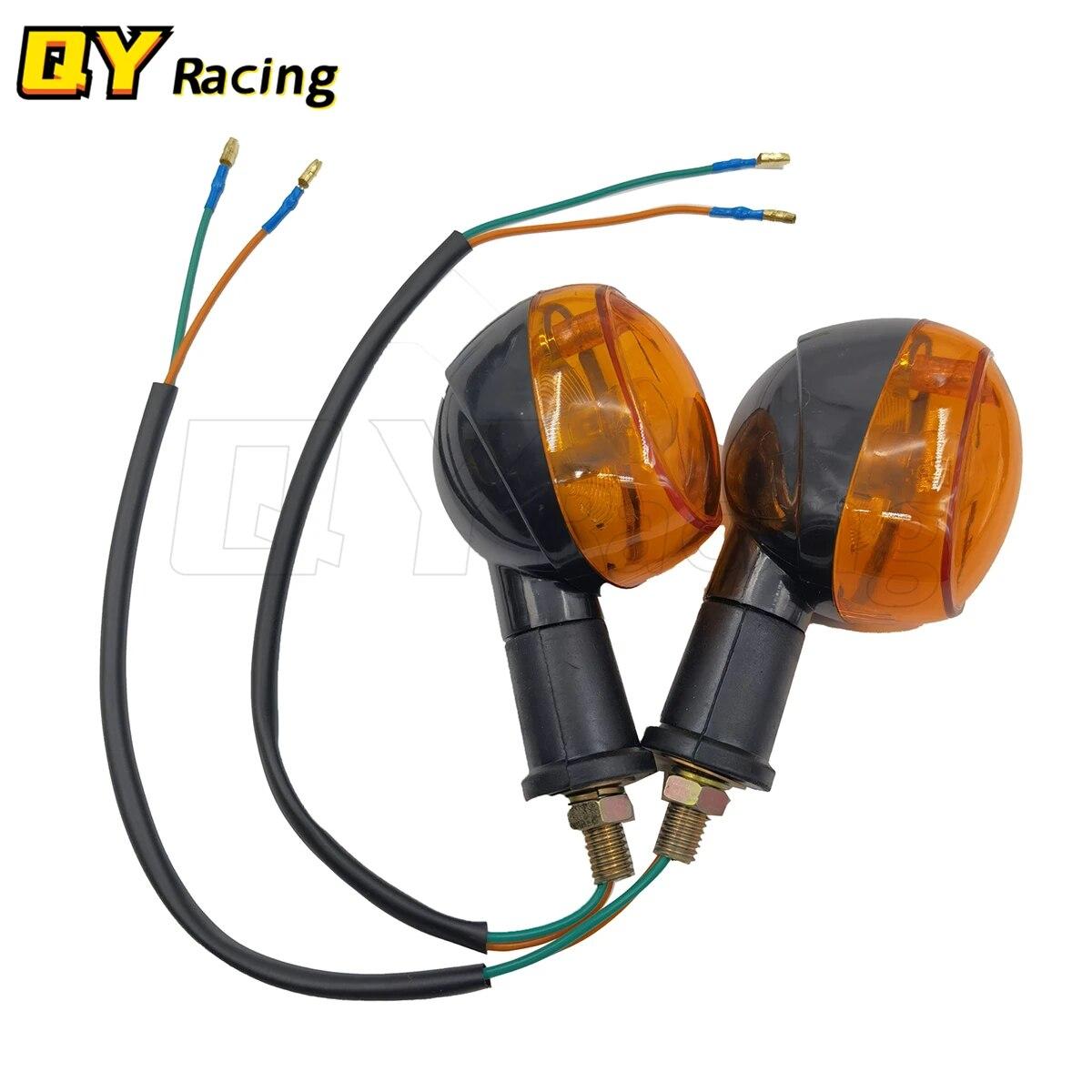 

Мотоциклетные универсальные указатели поворота 12 В 10 мм для Honda Z50 Z50A Z50J Z50R Mini Trail Monkey, задние фонари, детали 2 Piece