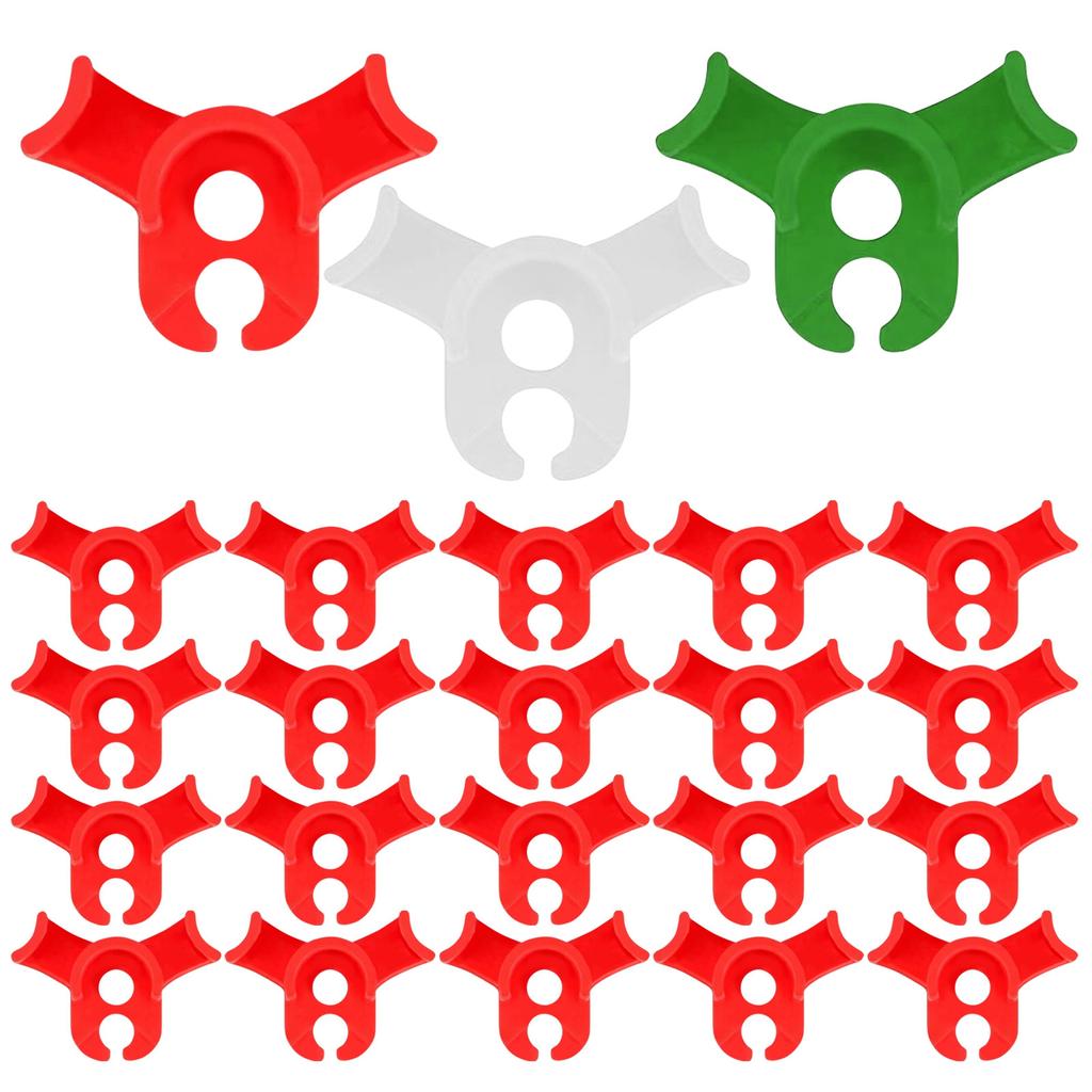 20-teiliges Pflanzenbiegegerät, zum Biegen von Pflanzenstängeln und Ändern der Wachstumsrichtung, Pflanzenclip, 90-Grad-Wachstumsclip für Pflanzenstammtrainer