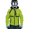 Conjunto de Chaleco y Chaqueta Softshell para Motociclista Hombre Resistente al Viento Impermeable Equipo de Touring Todoterreno Invierno