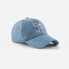 Women's Cute Bow Embroidery Baseball Cap Vintage Washed Distressed Dad Hat for Casual Streetwear and Outdoor Activities