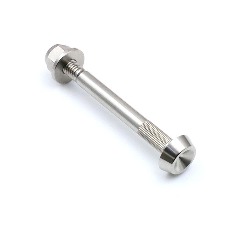 For  Brompton Ultra Light Titanium Bicycle Rear Shocks Bolts Nut Folding Bike Shock Absorber Parts