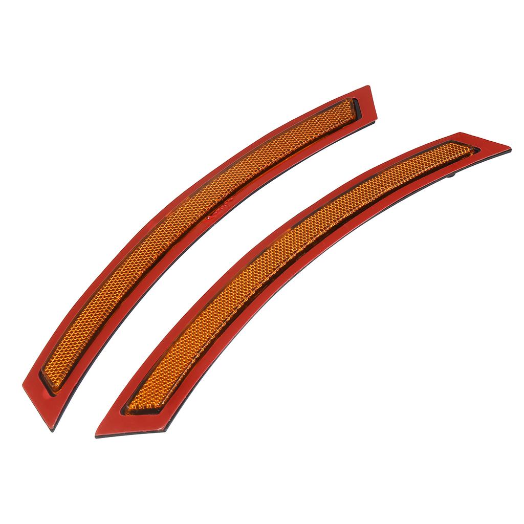 X Autohaux Car Front Bumper Reflector Side Marker 63147290093 63147290094 For BMW F15 F85 X5 M 2014-2017 Replace Accessories