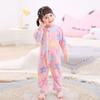 Kids Onesie Boys Girls Long Sleeve Flannel Pajamas Children Winter Cartoon Pyjama Baby Sleepwear 1-4 Years Sleeping Bag