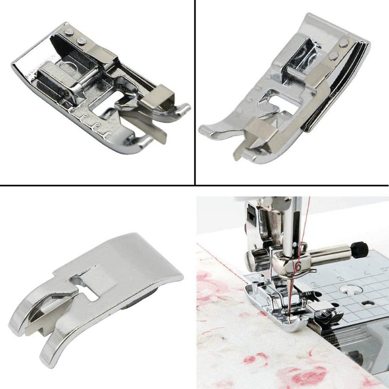 3pcs 1/4 Inch Quilting Patchwork Presser Foot, Stitch In Ditch Foot and Non-Stick Zigzag Foot For Brother Singer Sewing