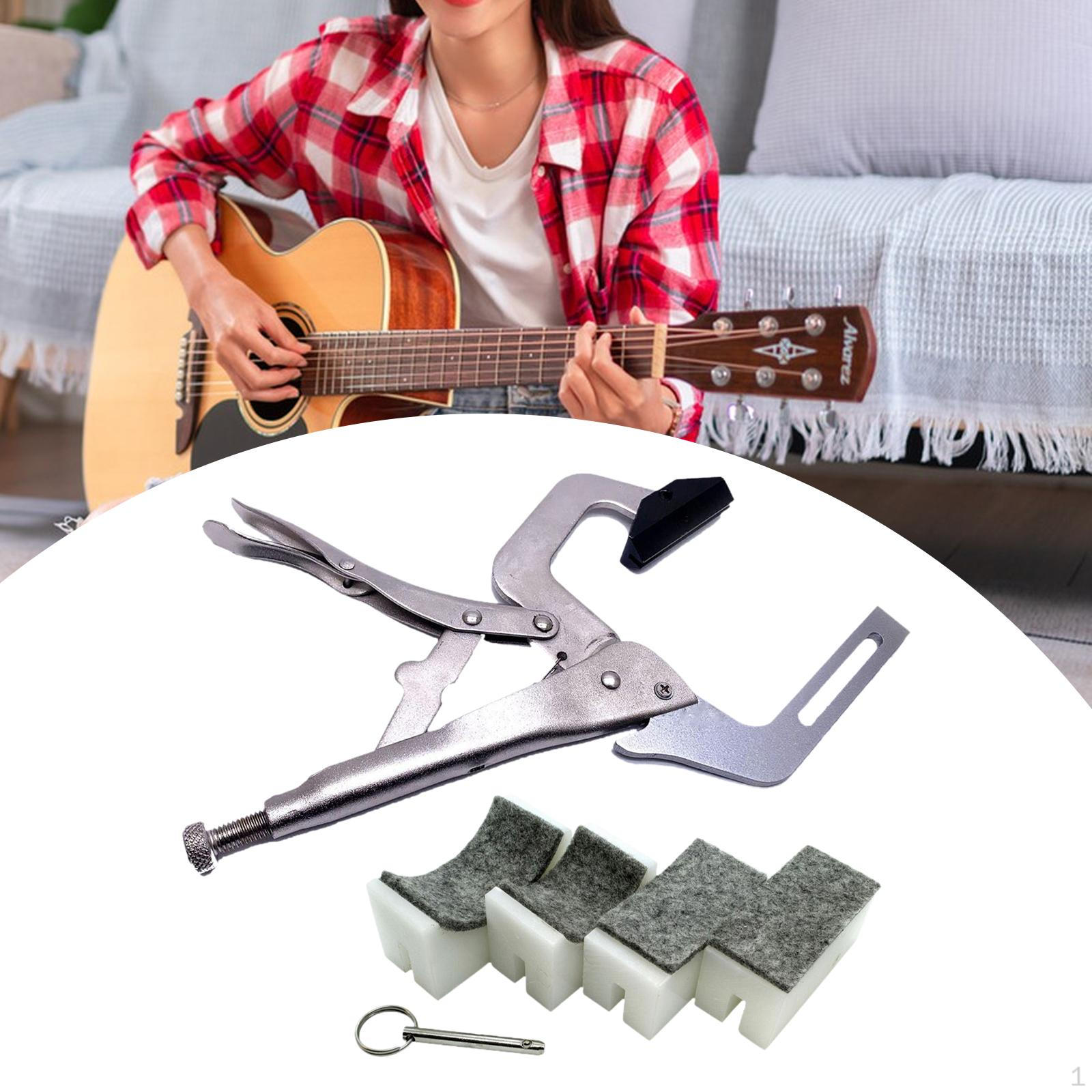 

Компактный ручной инструмент для прессования ладов с установочным комплектом и опорами для грифа Style B