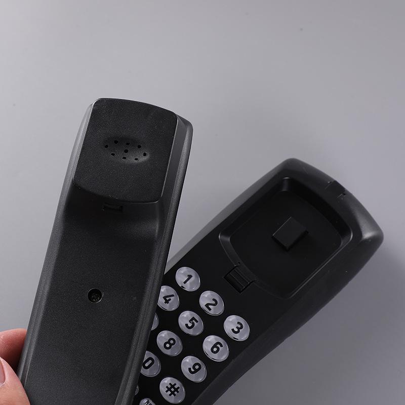Neutral Color Compact Wall-Mounted Hotel Telephone with Keypad for Elevators