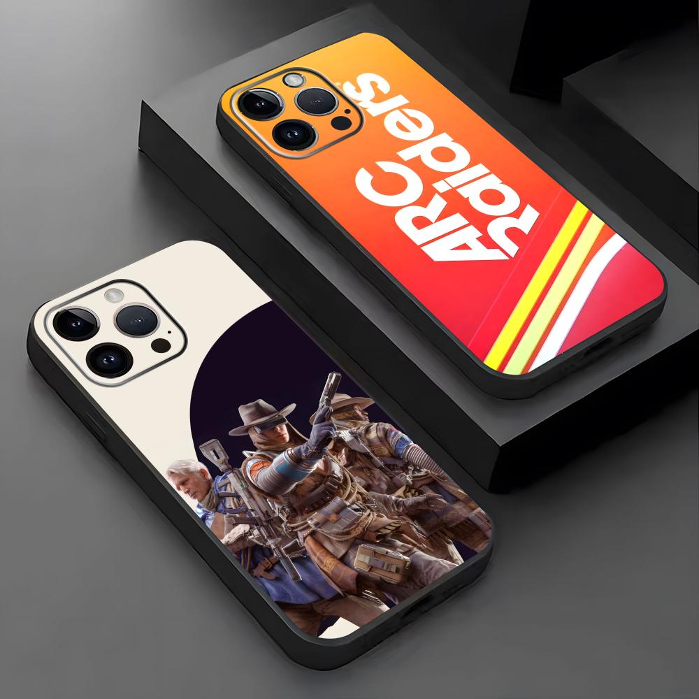 GORĄCA GRA ARC Raiders   Etui na telefon do iPhone17 16 16e 15 14 13 12 11 Plus Mini Pro Max Miękkie czarne Odporne na wstrząsy Pokrowiec