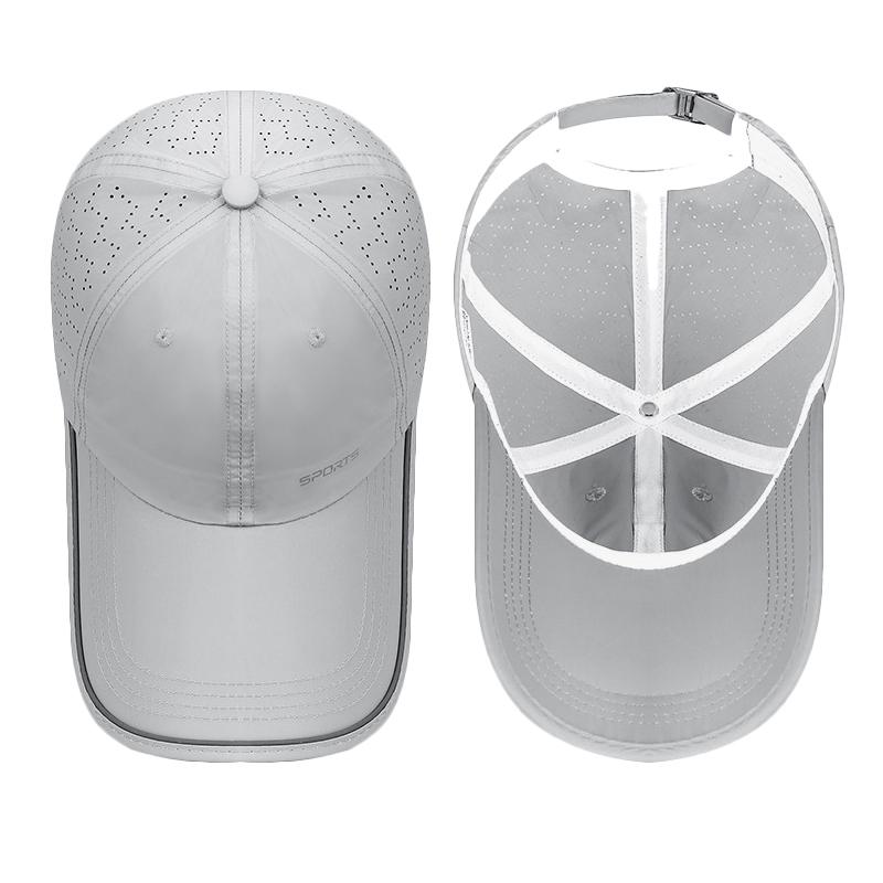 Spring Summer Thin Baseball Cap Men Women Sunshade Sunscreen Cap Outdoor Travel Breathable Mesh Quick-Drying Cap