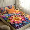 A 2/3pcs Set of Paisley Patterned Bed Covers And Pillowcases (1 Bed Cover + 1/2 Pillowcases) Made from 3D Ultra-Soft Brushed
