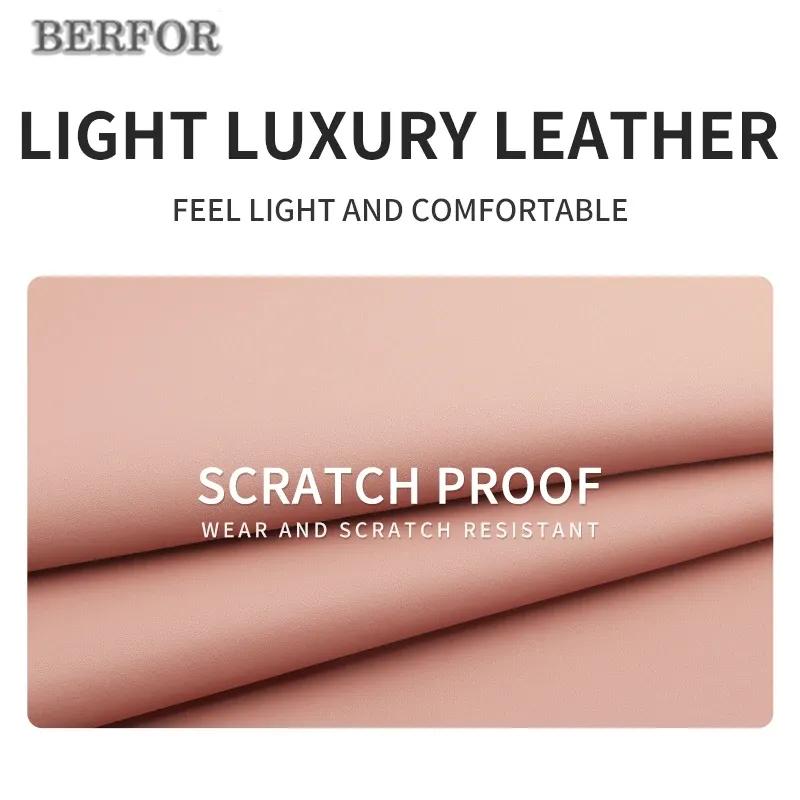 Car Key Cover For VW Volkswagen MK7 Golf 7 Passat Tiguan MK2 For SEAT Ateca Leon FR 2 PU Car Key Protector Shell Accessories