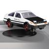 Car Dashboard Ornament Drifting Car Keepsake Ornament Realistic Vehicle Model Ornament Desktop Car Figurine Adhesive For Car
