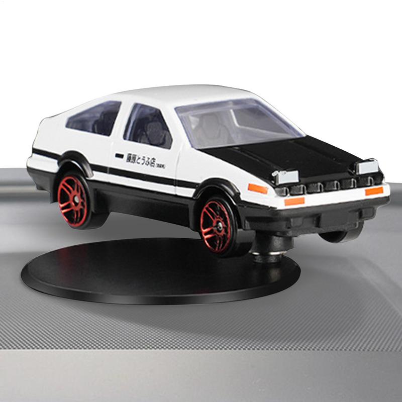 Car Dashboard Ornament Drifting Car Keepsake Ornament Realistic Vehicle Model Ornament Desktop Car Figurine Adhesive For Car
