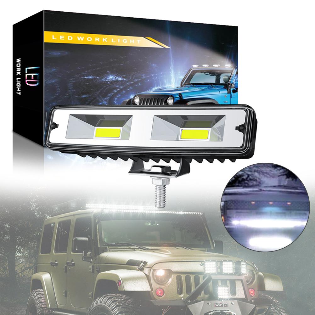 

1 шт./2 шт., 18 Вт, автомобиль, лодка, грузовик, автомобиль, рабочие фары, рабочая лампа для вождения, противотуманная фара для бездорожья, 12 В, точечный луч, внедорожник