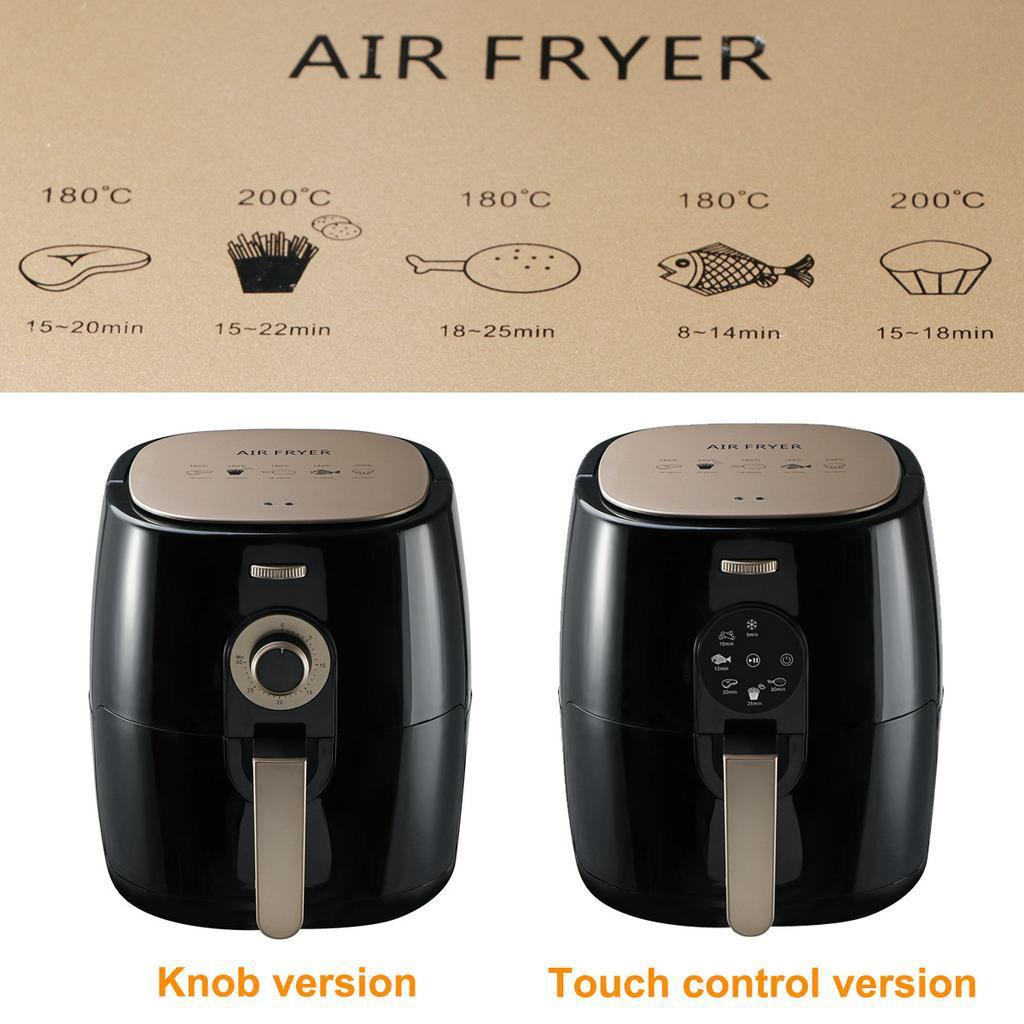 1350W 5L 360 Degree Electric Deep Airfryer Multifunction Air Fryer Chicken Oil Free Air Fryer Health Fryer Cooker