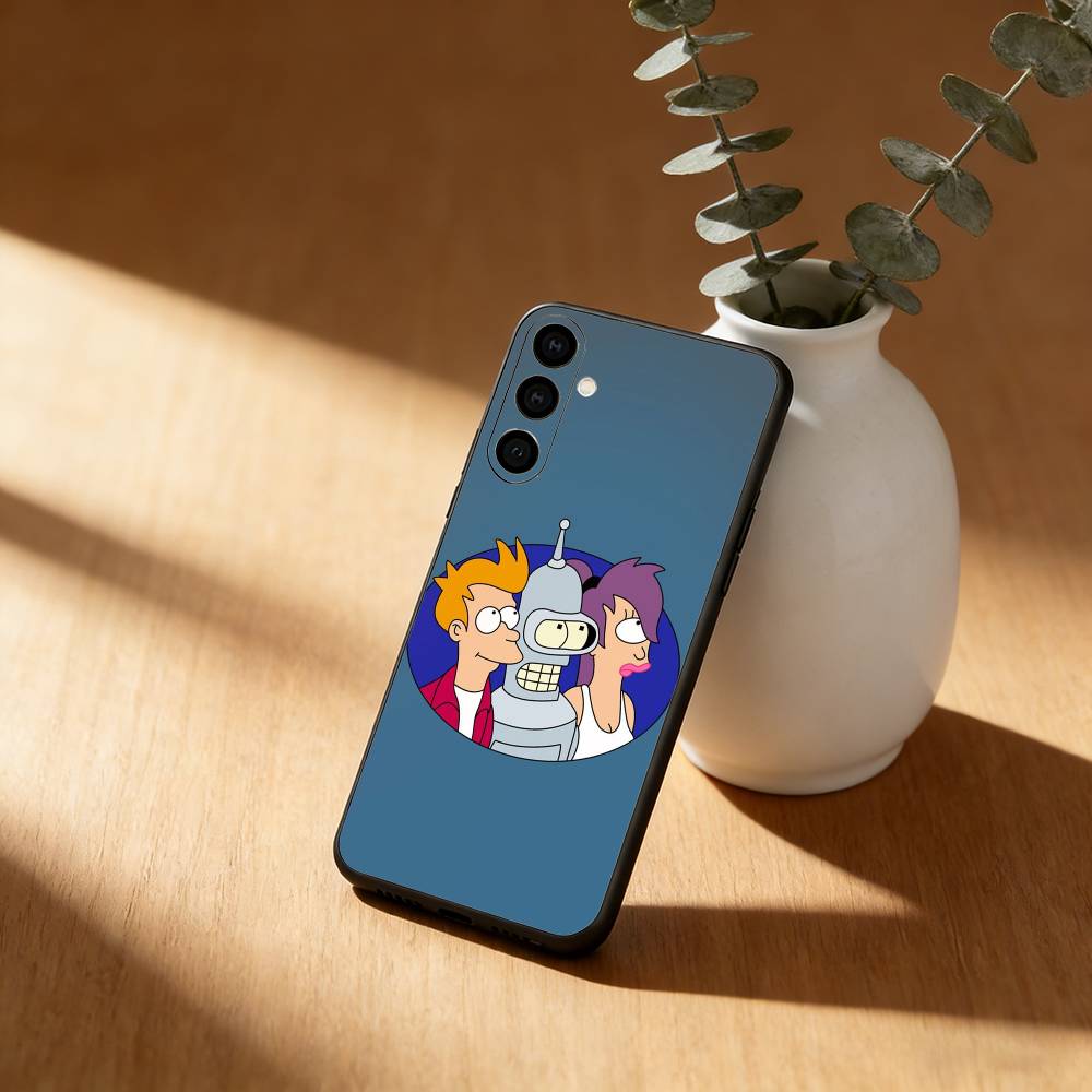 Cartoon F-Futurama wallpaper Phone Case For Samsung GalaxyA13,21s,22,31,32,52,53,71,72,73,Soft Black Cover
