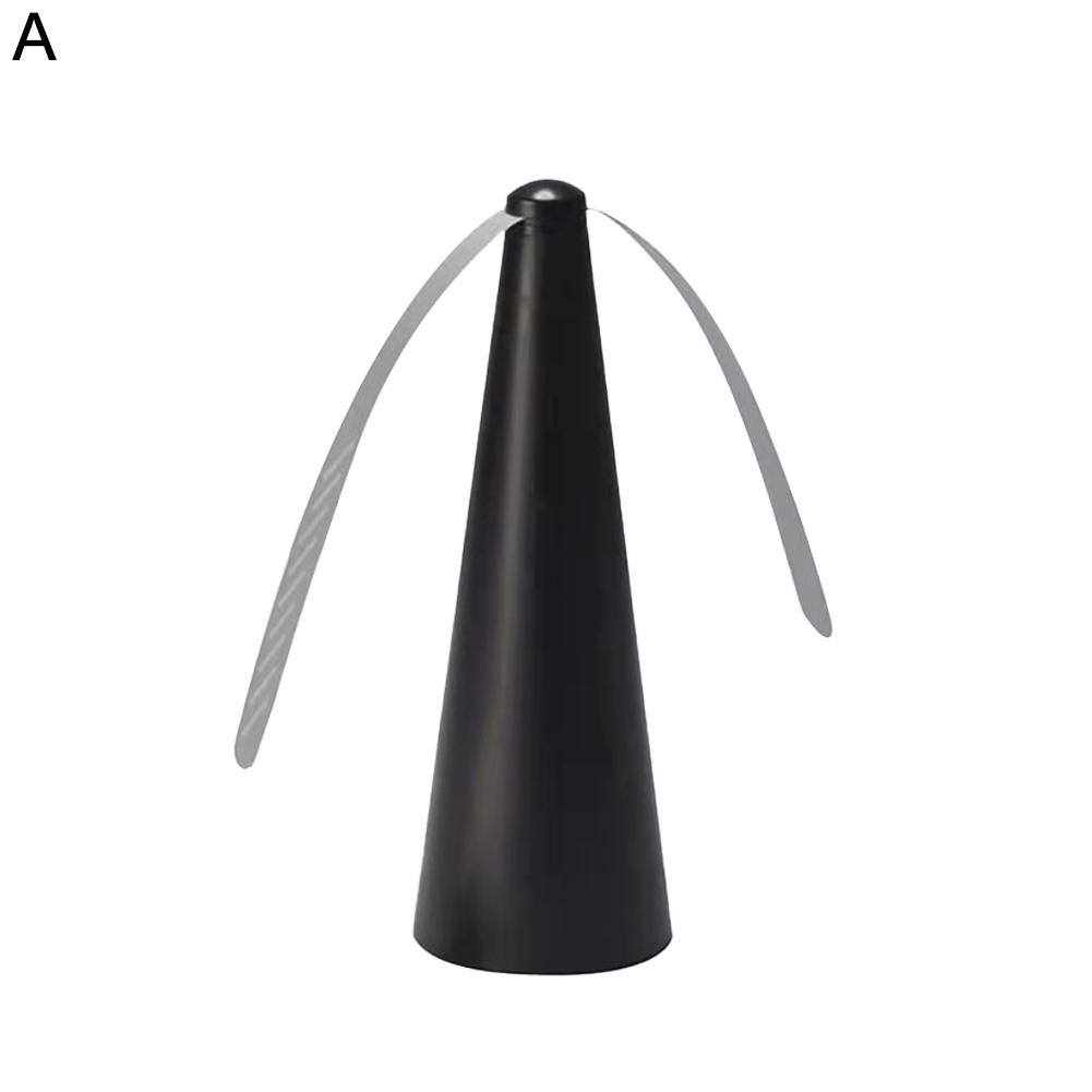 Outdoor Fly Bug Repeller Kitchen Dining Table Meal Pest Fan Desktop Tabletop Electric Battery Operated Food Protector Tool