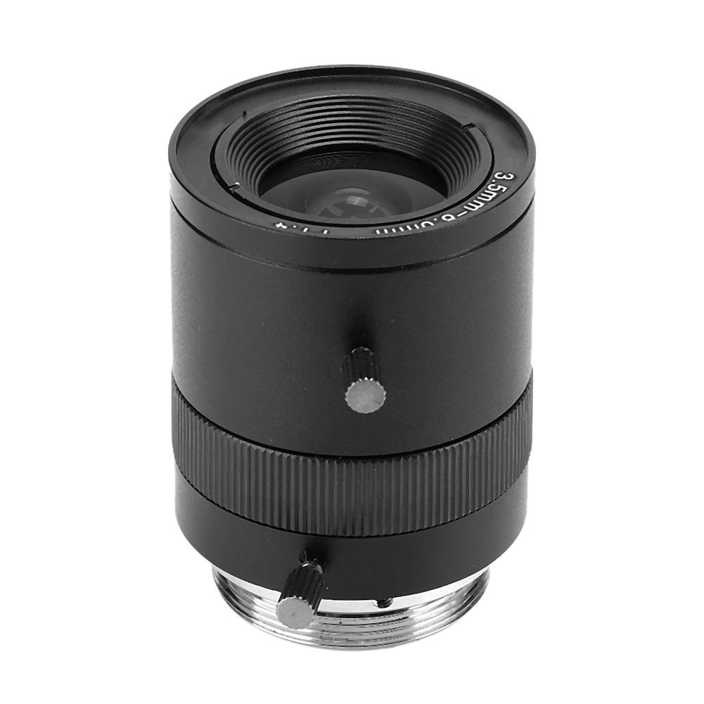 3.5 8mm 720P Aluminum Alloy CS  Mount F1.4 CCTV Camera Manual Aperture Lens