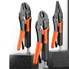 7/10 Inch Locking Pliers, Multi-Purpose Steel Construction Curved Jaw Locking Pliers Quick Release for Clamping Twisting Welding