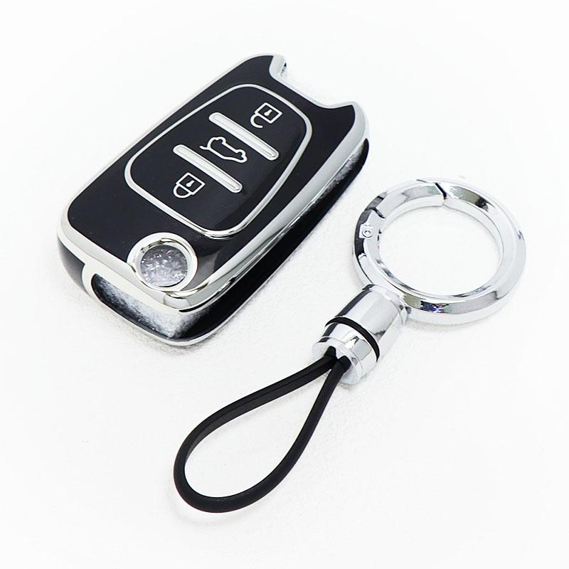 Fashion Tpu Accessorie For Hyundai I20 I30 Veloster Ix20 Car Key Case Cover For Kia Rio Sorento Ceed Sportage Soul Venga Picanto