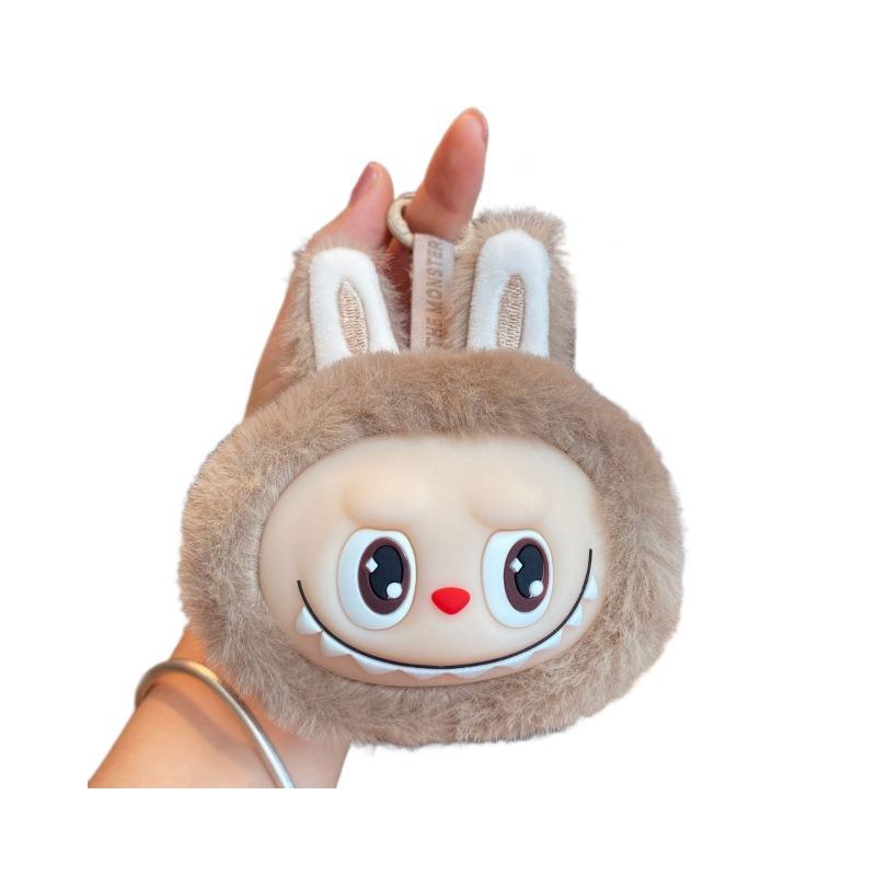 Cute Cute Vinyl Face Rabub Pendant Plush Toy Doll Cartoon Bag Pendant Keychain Doll