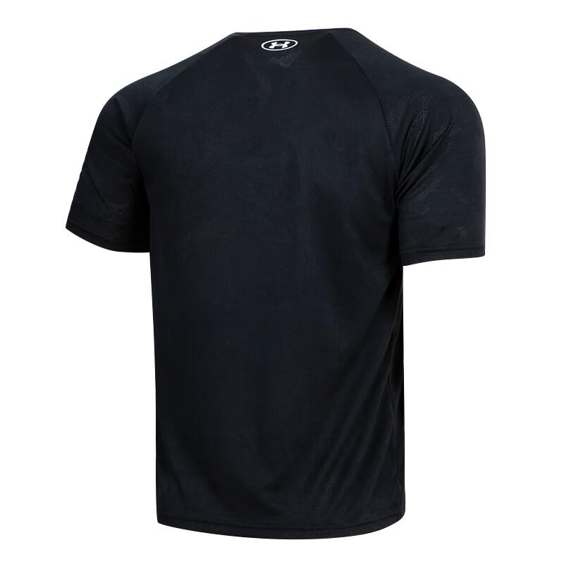 Under Armour Training Running Casual Breathable Short Sleeve Fitness T-Shirt Men Tops Black 1390430-001