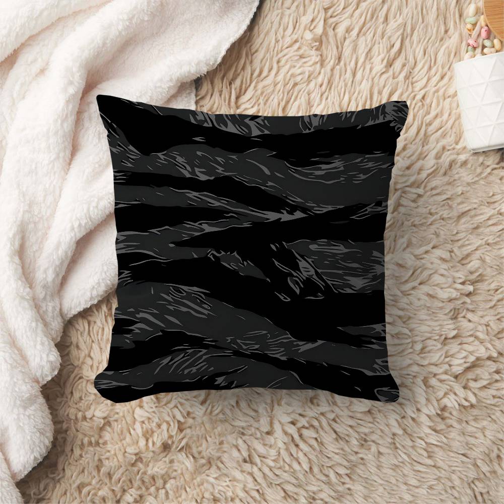 Tiger Stripe Camo Cushion Cover Decorative Pillow Sofa Home Decor Case Pillow Cases