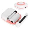 Printer 200DPI Portable 8.8x8.5x3.7cm TypeC Thermal Printing Device with 800mAh Battery(Pink )