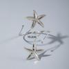Boho Metal Starfish Cuff Bracelet Bangle For Women Punk Summer Beach Travel Open Adjustable Arm Bracelet Jewelry