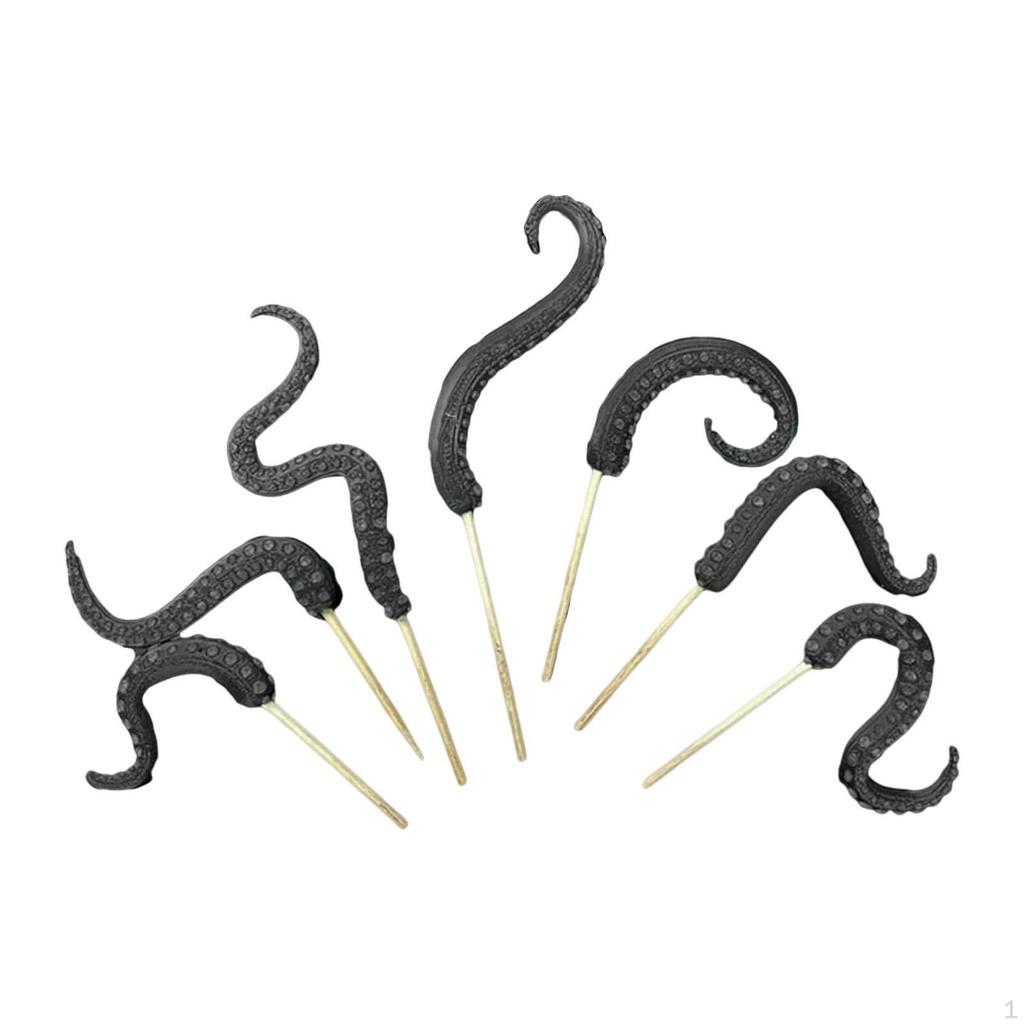 7-częściowa Roślina Macek Ośmiornicy, Ozdoby Dekoracyjne Pocztówkowe na Zewnątrz, Kreatywne Praktyczne