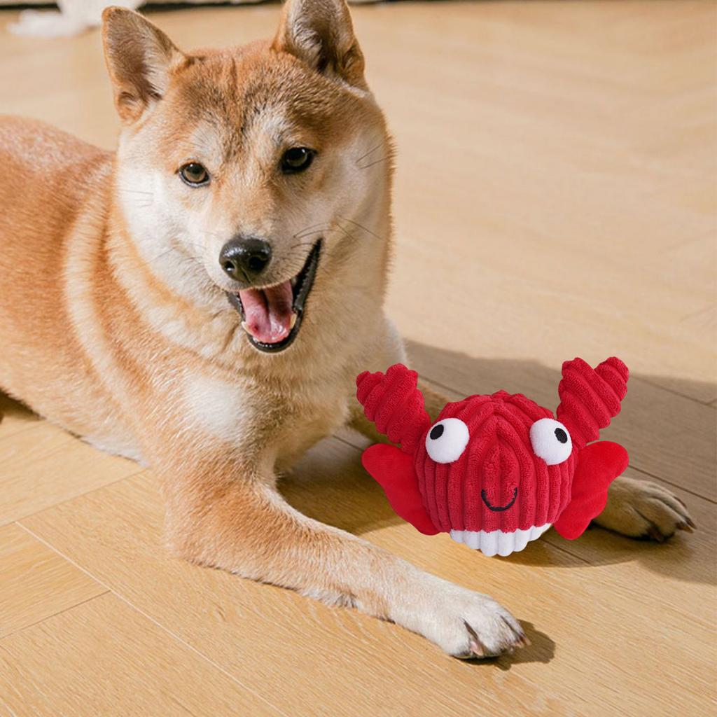 Dog Toy, -resistant, Teeth-grinding, Boredom-relieving, Plush Bouncing Ball With Crinkly Paper Sound, Interactive Throwing Pet Toy Ball