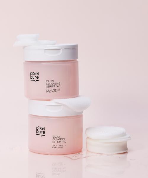 PixelPure Glow Cleansing Serum Pad 210ml NONE
