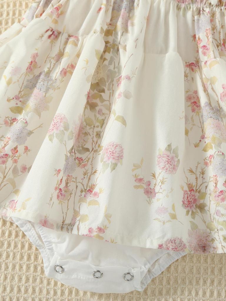 Letní Korejský Princeznovský Dětský Obleček 2025 - Šatičky na Ramínka & Overálek pro Kojence