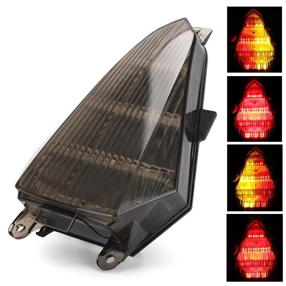 For 2006-2016 Yamaha R6 Tail Light LED Integrated Turn Signal Lamp Smoke Lens