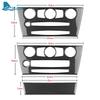 Kohlefaser-Innenaufkleber für BMW 6er Reihe E63 E64 2004 2005 2006 2007 2008 2009 2010 Auto Armaturenbrett Verkleidung AC CD Panel Abdeckung