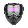 Dust Resistant Auto Darkening Welding Glasses Adjustable Band Detachable Cutting Welding Mask Impact Resistant