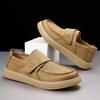 Fashion 2025 New Moccasin Footwear High Quality Men Leather Casual Shoes Outdoor Comfortable Walking Shoes Classic Ankle Non-slip Flats