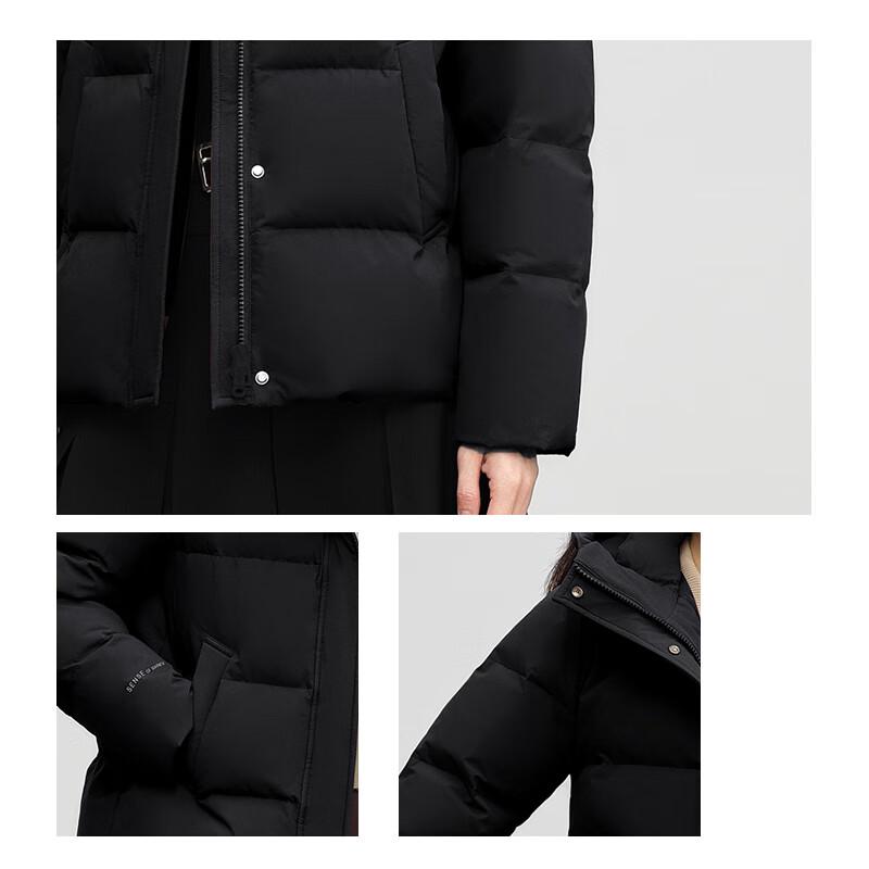 Yalu EW Women's Winter Hooded Short Puffer Down Jacket