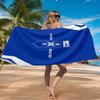 Aj Auxerre Football Club Beach Towel Microfiber Beach Towel, Lightweight and Quick-Dry, for Summer Travel, Swimming Pool Fan Birthday Gift