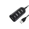 USB Cables Hubs & Adapters Black Usb 2.0 Hi Speed 4 Port Splitter Hub Adapter For Pc Computer 6J13 Ping
